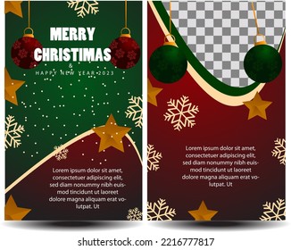 vector Christmas sale banner pack collection with illustration ball and image teamplate for natal christimas day and happy new year greeting welcome holiday