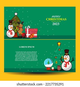 vector Christmas sale banner pack collection with illustration ball and image teamplate for natal christimas day and happy new year greeting welcome holiday