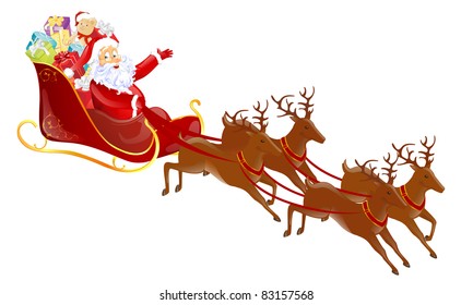 Vector Christmas Santa Claus