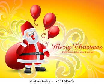 vector christmas santa claus design background