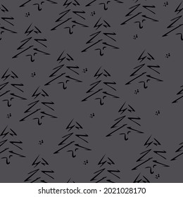 Vector. Patrón de Navidad sin costura. Plantillas de diseño para productos tipográficos. Antecedentes de Navidad y Año Nuevo. Fondos minimalistas para marca, banner, portada, postal.