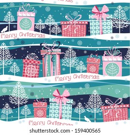 vector christmas seamless pattern