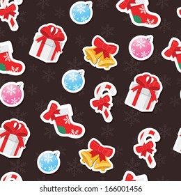 Vector Christmas Seamless Pattern