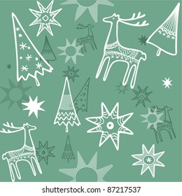 vector christmas seamless pattern