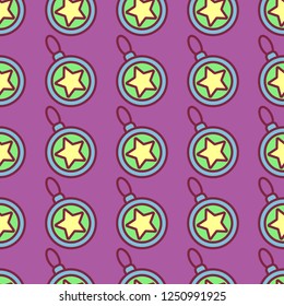vector christmas seamless pattern flat paper art