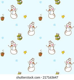 Vector christmas seamless patterns. Can be uses for Christmas card design, packaging, wrapping