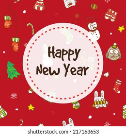 Vector christmas seamless patterns. Can be uses for Christmas card design, packaging, wrapping