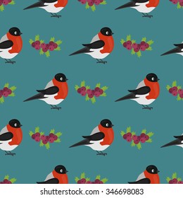 Vector christmas seamless patterns for xmas cards and gift wrapping paper.Vintage Christmas elements