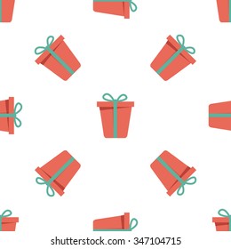 Vector christmas seamless patterns for xmas cards and gift wrapping paper.Vintage Christmas elements