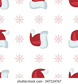 Vector christmas seamless patterns for xmas cards and gift wrapping paper.Vintage Christmas elements