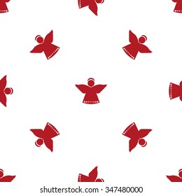 Vector christmas seamless patterns for xmas cards and gift wrapping paper.Vintage Christmas elements