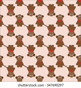 Vector christmas seamless patterns for xmas cards and gift wrapping paper.Vintage Christmas elements