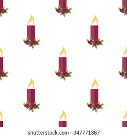 Vector christmas seamless patterns for xmas cards and gift wrapping paper.Vintage Christmas elements