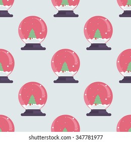 Vector christmas seamless patterns for xmas cards and gift wrapping paper.Vintage Christmas elements