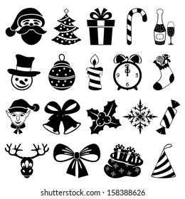 Vector. Christmas set.