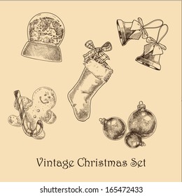 Vector christmas set for your design