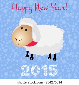 Vector christmas sheep