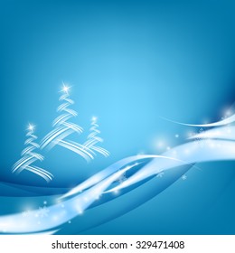 vector Christmas shining greeting card design. Eps10