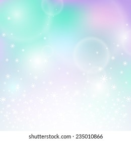 Vector Christmas snow background