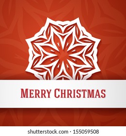 Vector christmas snowflake