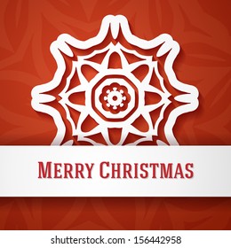 Vector christmas snowflake