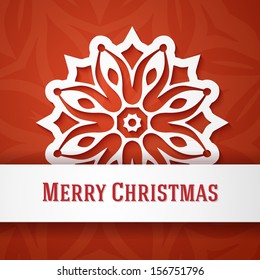 Vector christmas snowflake