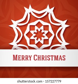 Vector christmas snowflake