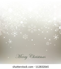 Vector christmas snowflake  background