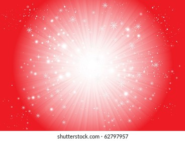 Vector Christmas  snowflake blast - Snowing vector background  illustration