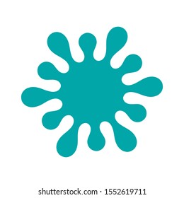 Vector Christmas Snowflake Decoration in Blue