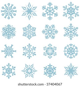 Vector Christmas Snowflakes.