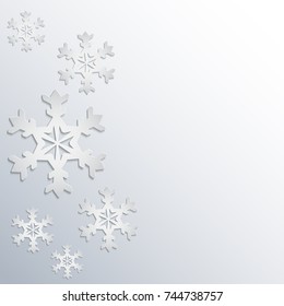 vector christmas snowflakes