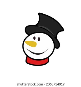 Vector Christmas Snowman
Imágenes planas de ilustración. Diseño sencillo para web e impresión. icono de Navidad
