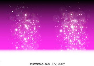 Vector Christmas  sparkling particles background illustration  collection