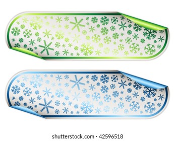 vector christmas stickers