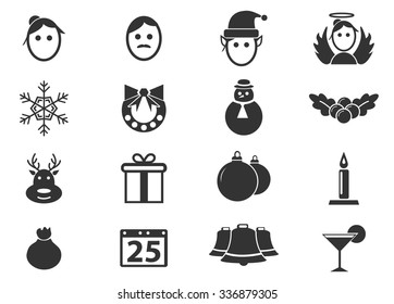 Vector Christmas symbol for web icons