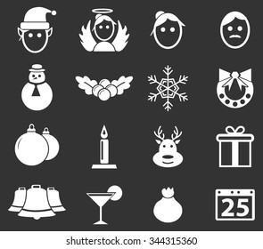 Vector Christmas symbol for web icons