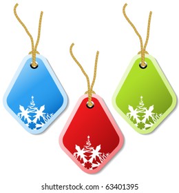 Vector Christmas tags