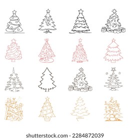 vector Christmas theme with Santa and snowman