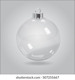 Vector Christmas Transparent Bauble