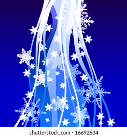 Vector christmas tree