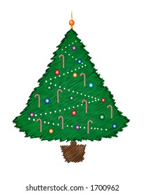 Vector Christmas Tree