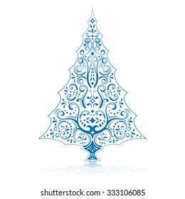 Vector christmas tree
