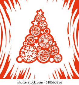Vector Christmas Tree