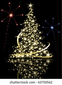 Vector Christmas tree