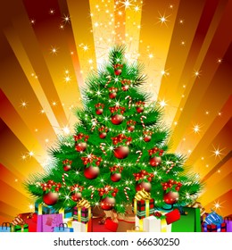 Vector Christmas tree