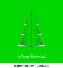 Vector Christmas tree. Eps 10