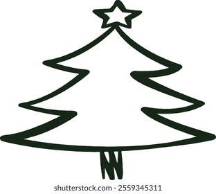 A vector Christmas tree here 