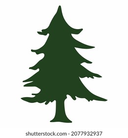 vector christmas tree icon vector