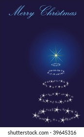 vector christmas tree for new year and for Christmas